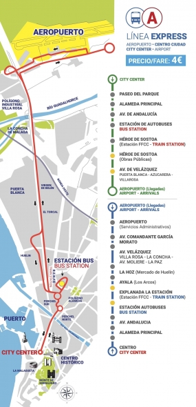 Recorrido Linea Aeropuerto recorridoLineaAeropuerto